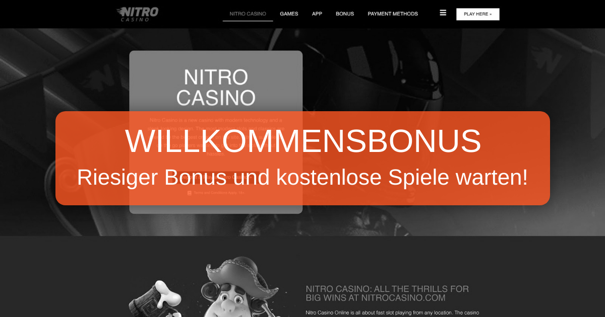 Nitro Casino Deutschland - Beste Slots und schnelle Auszahlungen